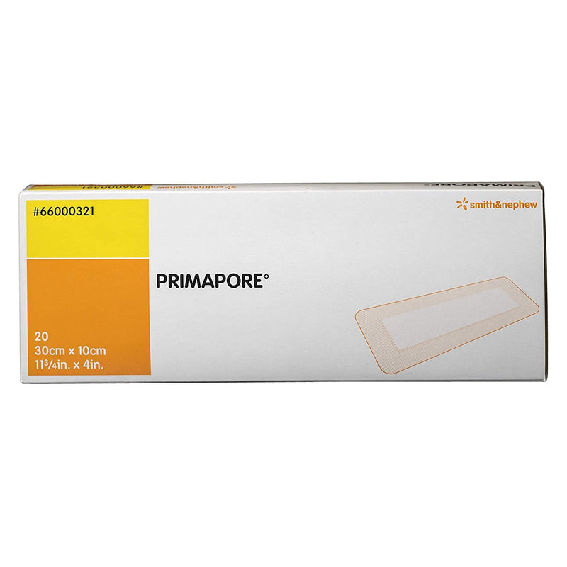 Primapore Adhesive Dressing, 10 x 30 Centimeter, 1 Case of 200 () - Img 4