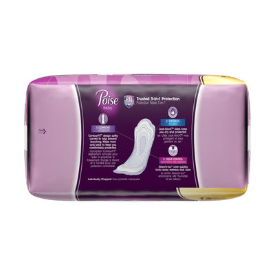 Poise® Maximum Bladder Control Pad, 14.6 Inch Length, 1 Pack of 39 () - Img 5