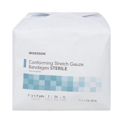 McKesson Sterile Conforming Bandage, 1 Inch x 1-7/10 Yard, 1 Bag of 24 (General Wound Care) - Img 6