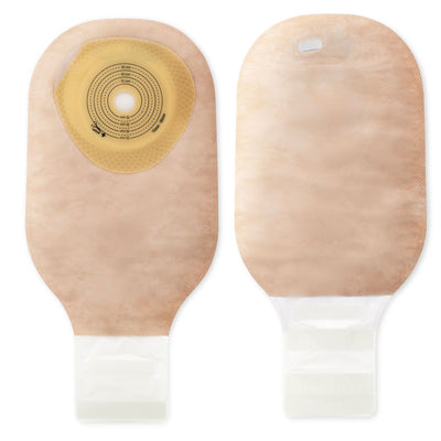 Premier™ One-Piece Drainable Beige Filtered Colostomy Pouch, 12 Inch Length, 5/8 to 2-1/8 Inch Stoma, 1 Box of 10 (Ostomy Pouches) - Img 1