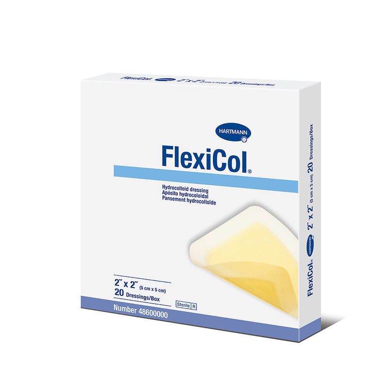 FlexiCol® Hydrocolloid Dressing, 2 x 2 Inch, 1 Each (Advanced Wound Care) - Img 1