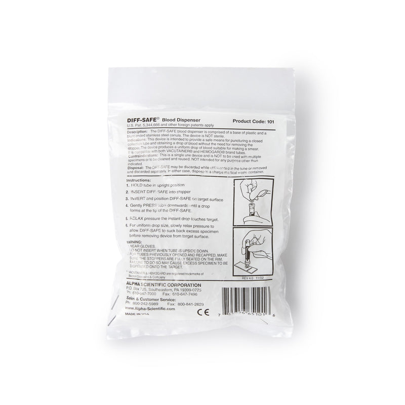 DIFF-SAFE® Blood Dispenser, 1 Bag () - Img 2