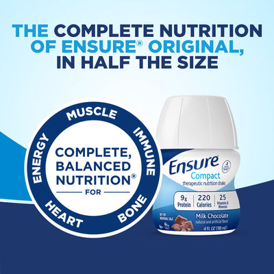 Ensure® Compact Therapeutic Nutrition Shake, Chocolate, 1 Case of 24 (Nutritionals) - Img 3