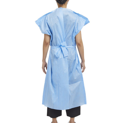 Halyard Patient Exam Gown, 1 Box of 10 (Gowns) - Img 2