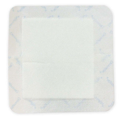 DermaRite® Adhesive Dressing, 4 x 4 Inch, White, Non-Sterile, 1 Pack of 100 () - Img 2