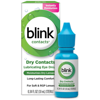 Blink Contacts Purified Water / Sodium Chloride Contact Lens Solution, 0.34 oz., 1 Each (Over the Counter) - Img 2