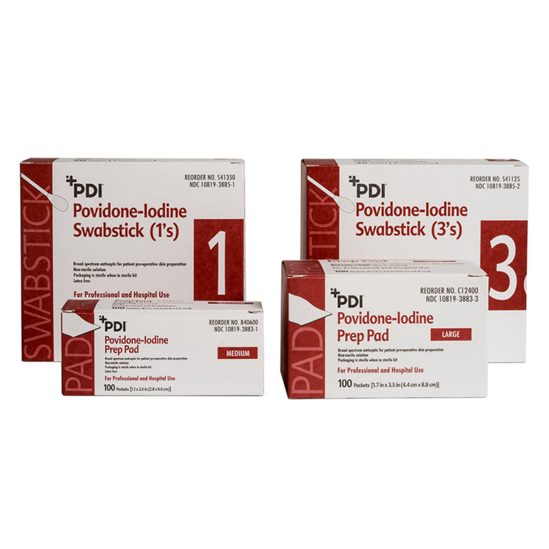 PDI® PVP Prep Pad, Medium, 1 Each (Skin Care) - Img 2