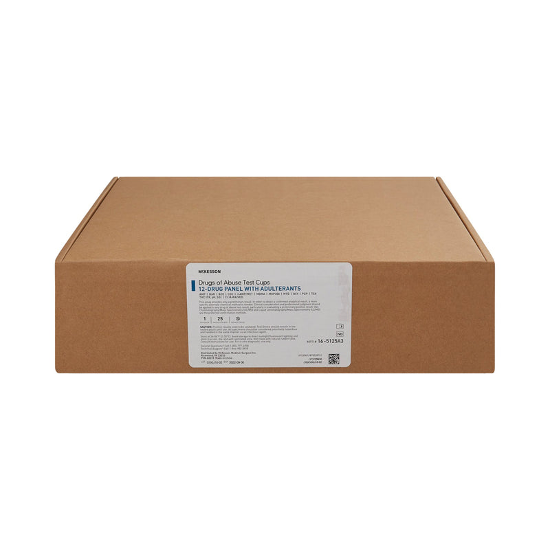 McKesson 12-Drug Panel with Adulterants Drugs of Abuse Test, 1 Box of 25 (Test Kits) - Img 4