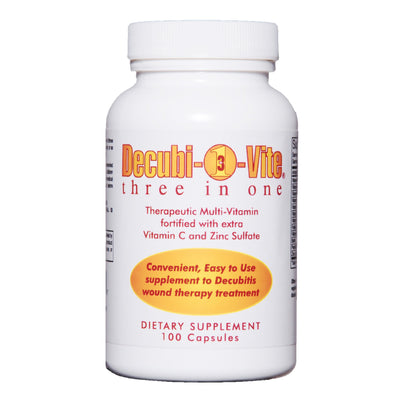 Decubi-Vite® Three In One Vitamin / Minerals Multivitamin Supplement, 1 Bottle (Over the Counter) - Img 1