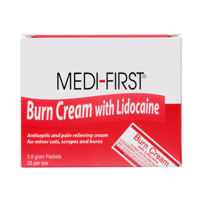 Medi-First® Benzalkonium Chloride / Lidocaine Burn Relief, 1 Box of 25 (Over the Counter) - Img 1