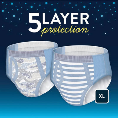 Goodnites® Boys Heavy Absorbency Nighttime Underwear, X-Large, 1 Case of 36 () - Img 5