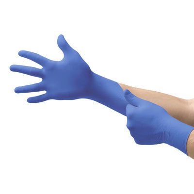 Cobalt® X Nitrile Exam Glove, Large, Blue, 1 Box of 100 () - Img 2