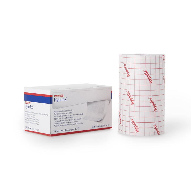 Hypafix® Nonwoven Dressing Retention Tape, 6 Inch x 10 Yard, White, 1 Case of 24 (General Wound Care) - Img 1