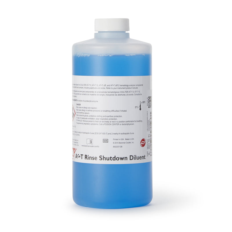 Coulter® Ac.T Rinse Reagent Diluent for ues with Coulter Ac.T 8 / Ac.T 10 / Ac.T diff 2 Hematology Analyzers, 1 Each () - Img 1