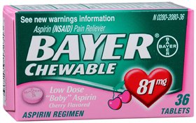 Bayer® Low Dose Aspirin Pain Relief, 1 Bottle (Over the Counter) - Img 1