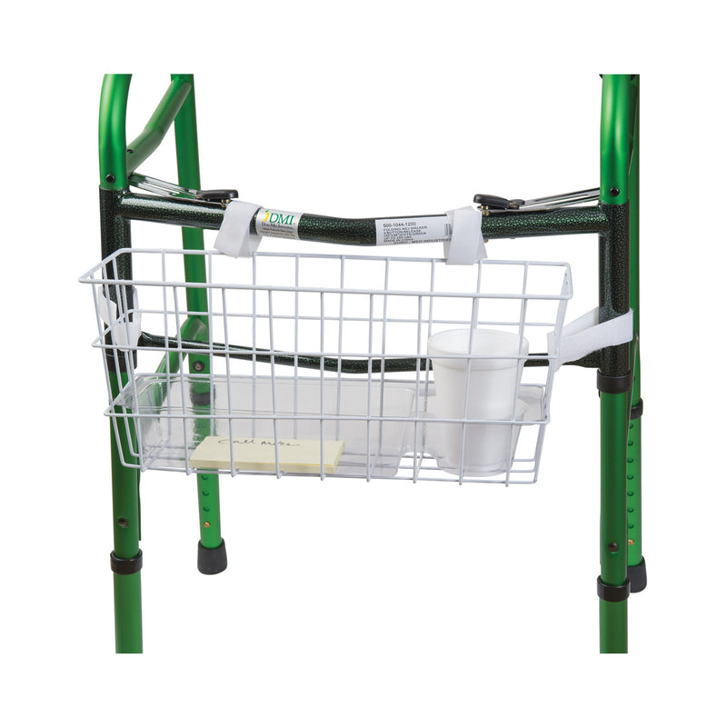 Mabis® Walker Basket, For Use With Walkers, 16 in. L x 5.5 in. W x 7 in. H, Plastic, 1 Each (Ambulatory Accessories) - Img 6