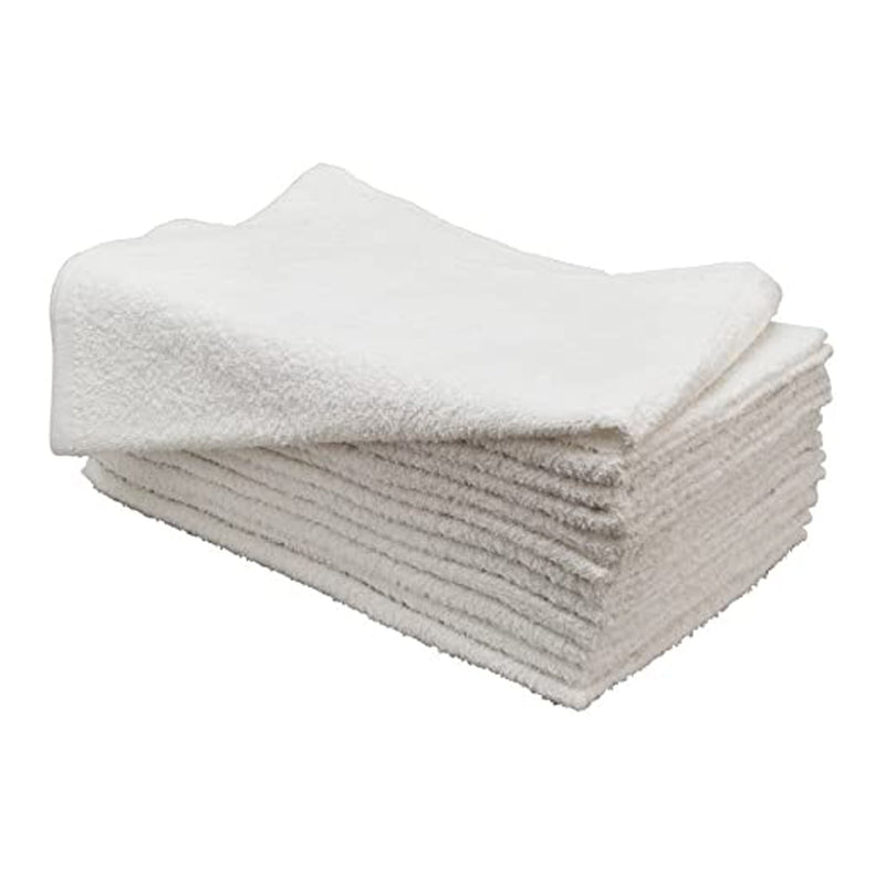 Lew Jan Textile White Hand Towel, 16 x 27 Inch, 1 Dozen (Towels) - Img 1