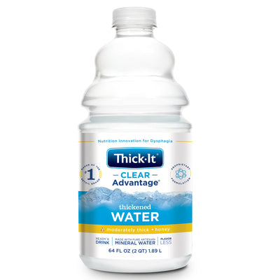 Thick-It® Clear Advantage® Honey Consistency Thickened Water, 64-ounce Bottle, 1 Case of 4 (Nutritionals) - Img 1