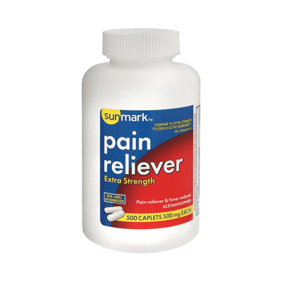 sunmark® Acetaminophen Pain Relief, 1 Bottle (Over the Counter) - Img 1