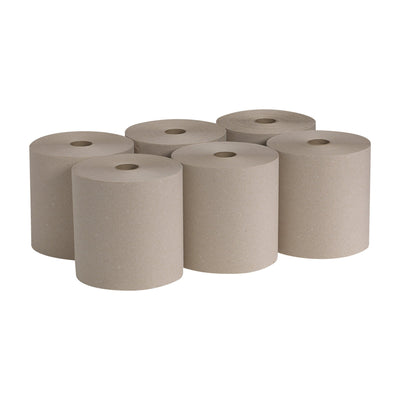 Pacific Blue Basic™ Brown Paper Towel, 7-7/8 Inch x 800 Foot, 6 Rolls per Case, 1 Case of 6 (Paper Towels) - Img 3