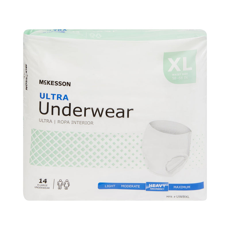 McKesson Ultra Heavy Absorbent Underwear, X-Large, 1 Bag () - Img 2