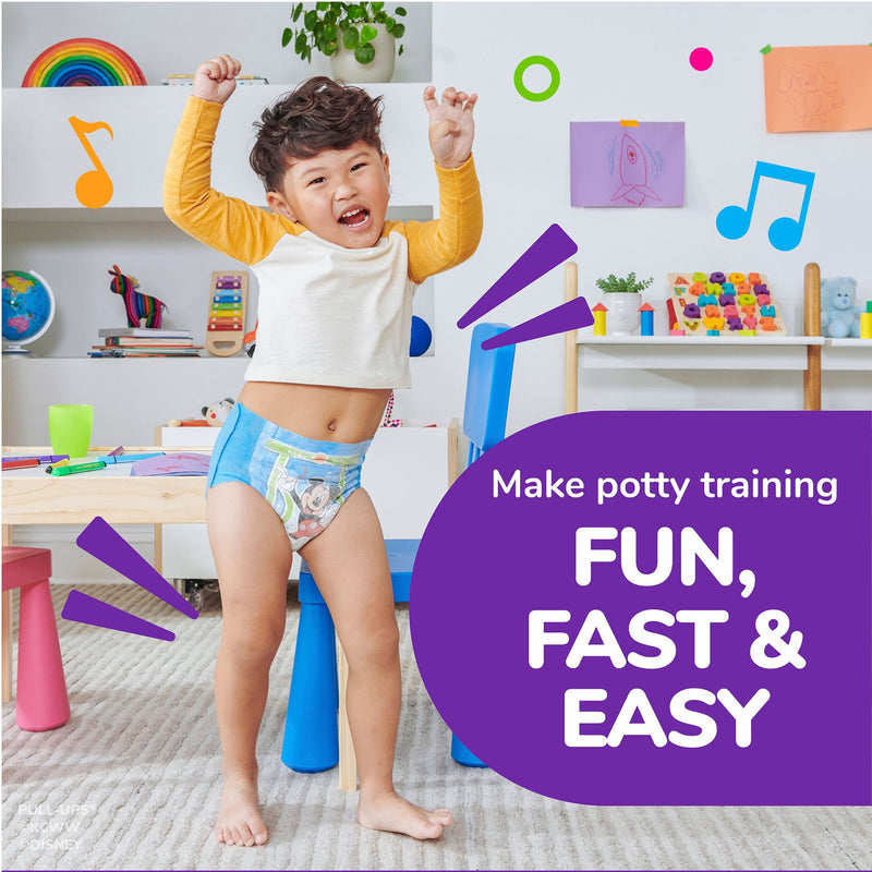 Huggies Pull-Ups® Learning Designs® for Boys Training Pants, 3T to 4T, 20 per Package, 1 Case of 80 () - Img 2