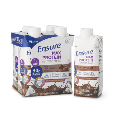 Ensure® Max Protein Chocolate Oral Supplement, 11 oz. Carton, 1 Each (Nutritionals) - Img 1