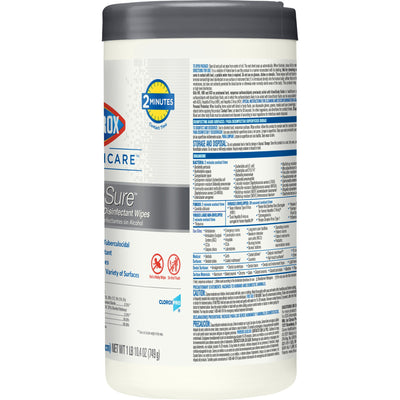 Clorox Healthcare® VersaSure® Cleaner Disinfectant Wipe, Cannister, 1 Carton (Cleaners and Disinfectants) - Img 3