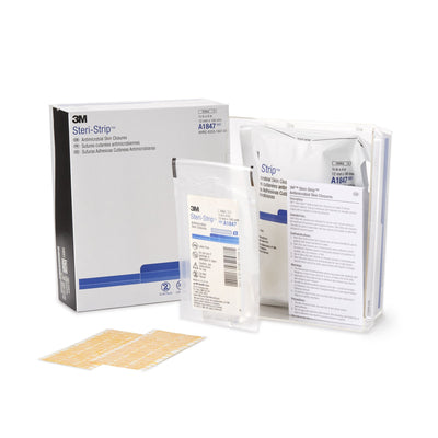 3M™ Steri-Strip™ Antimicrobial Skin Closure Strip, 1 Case of 200 (Skin Closure Strips) - Img 1