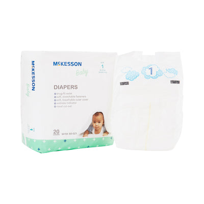 McKesson Baby Diapers, Size 1, 1 Bag () - Img 1