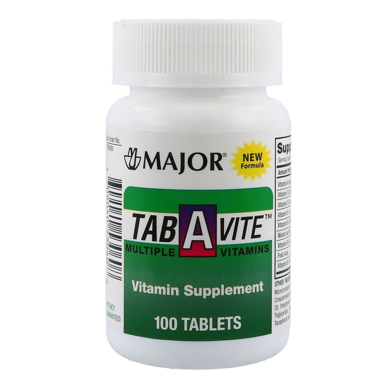 Major® Tab-A-Vite™ Multivitamin Supplement, 1 Bottle (Over the Counter) - Img 1