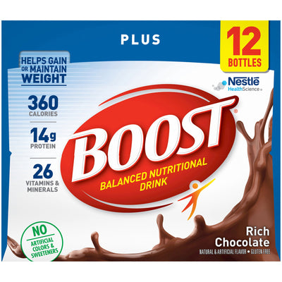 Boost® Plus Chocolate Oral Supplement, 8 oz. Bottle, 1 Case of 24 (Nutritionals) - Img 7