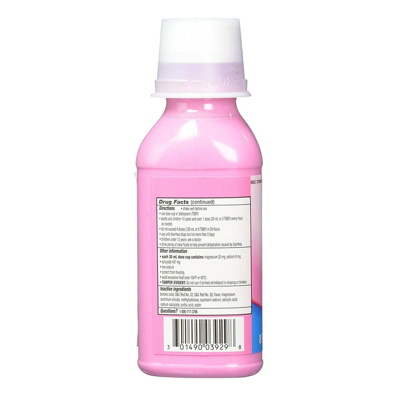 PEPTO-BISMOL, SUSP MS 525MG/15ML 4OZ (Over the Counter) - Img 3