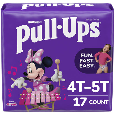 Pull-Ups® Learning Designs® for Girls Training Pants, 4T to 5T, 1 Pack of 17 () - Img 1