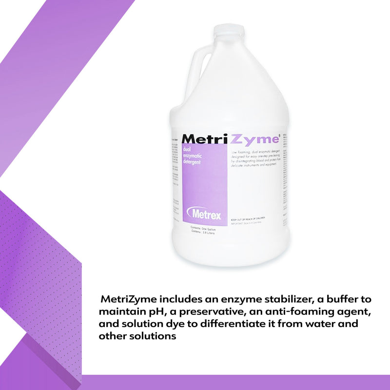 MetriZyme® Dual Enzymatic Instrument Detergent, 1 gal Jug, 1 Case of 4 (Cleaners and Solutions) - Img 2