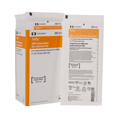 Telfa™ Impregnated Antimicrobial Dressing, 3 x 8 Inch, 1 Case of 600 (General Wound Care) - Img 1