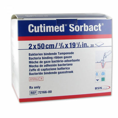 Cutimed® Sorbact® Impregnated Dressing, 2 x 50 Centimeter, 1 Each () - Img 1