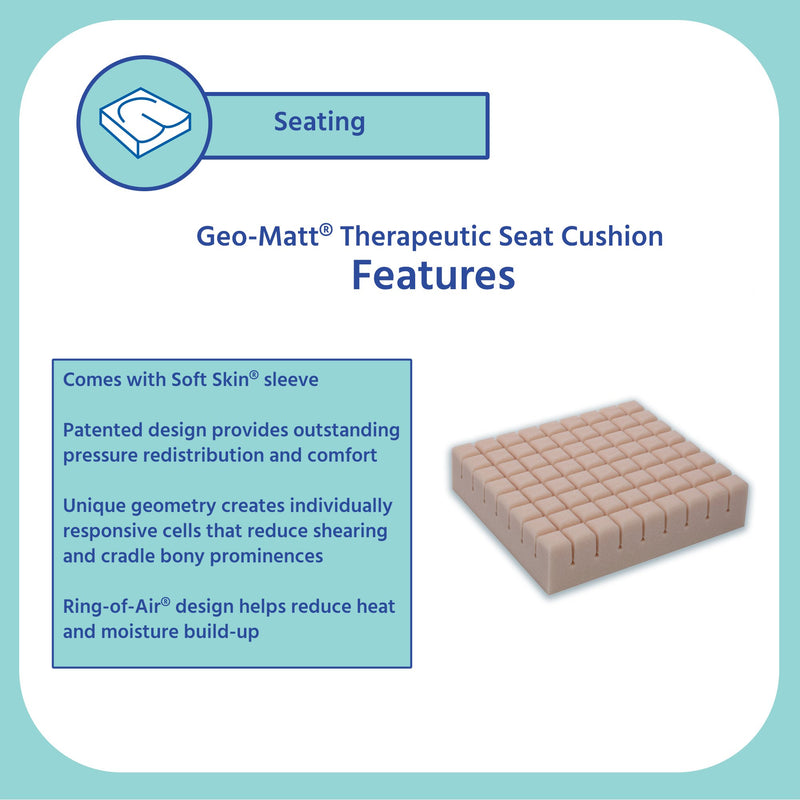 Geo-Matt® Therapeutic Seat Cushion, 1 Each (Chair Pads) - Img 5