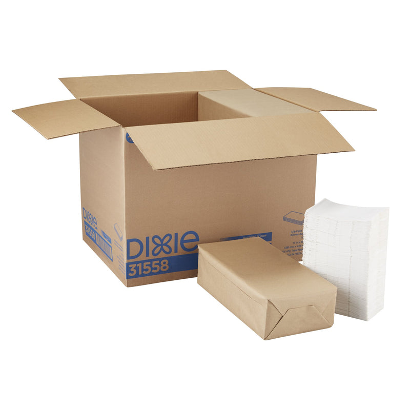 Dixie® Dinner Napkin, 350 per Sleeve, 12 Sleeves per Case, 1 Case of 12 (Napkins) - Img 1