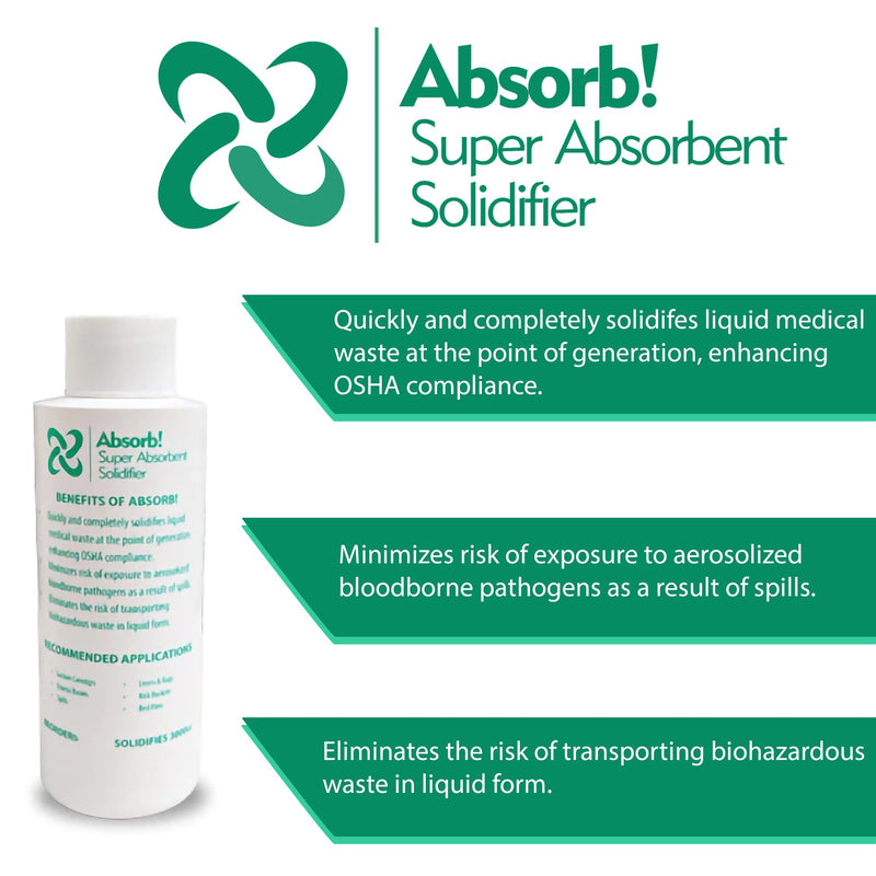 Absorb! Spill Control Solidifier, 1 Case of 175 (Fluid Management) - Img 2