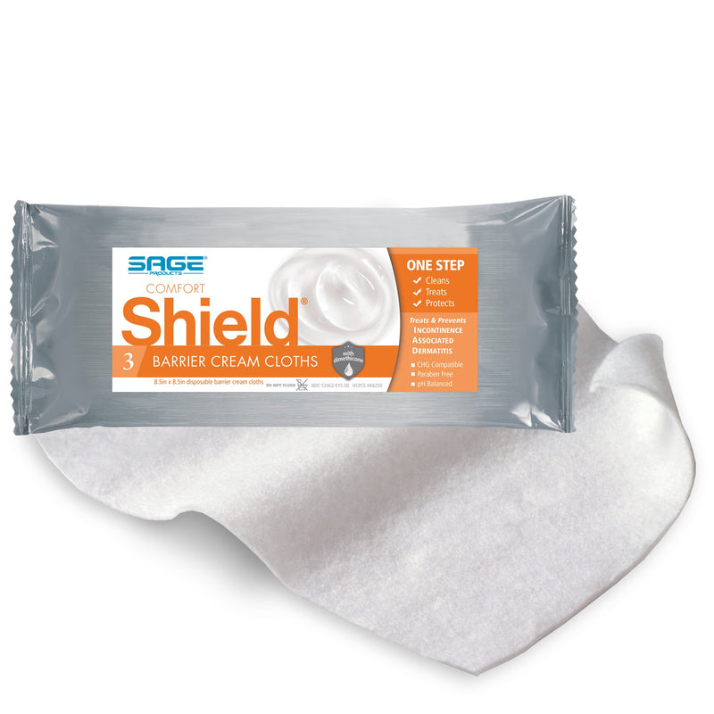 Shield® Barrier Cream Cloths, Soft Pack, 1 Case of 90 (Skin Care) - Img 1