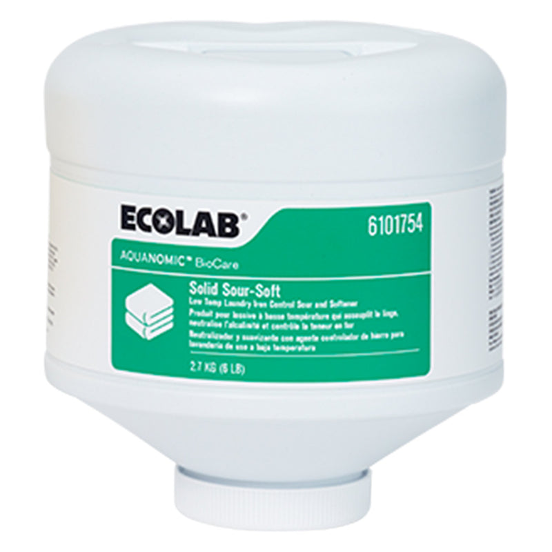 Ecolab® Aquanomic Biocare Solid Sour-Soft, 1 Case of 2 (Detergents) - Img 1