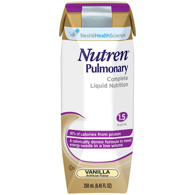 Nutren® Pulmonary Vanilla Oral Supplement, 250 mL Carton, 1 Case of 24 (Nutritionals) - Img 1