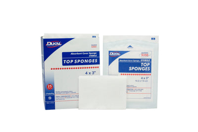 Dukal™ Sterile Nonwoven Sponge, 3 x 4 Inch, 1 Case of 600 (General Wound Care) - Img 1