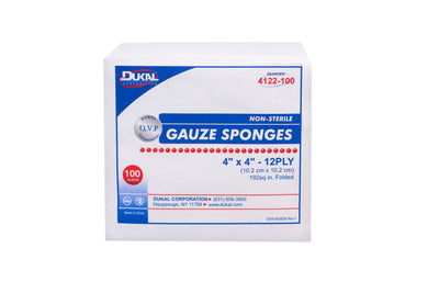 Dukal™ NonSterile Gauze Sponge, 4 x 4 Inch, 1 Bag of 100 (General Wound Care) - Img 1