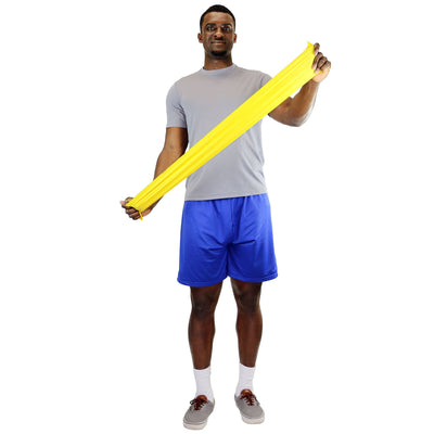 CanDo® Exercise Resistance Band, Yellow, 5 Inch x 6 Yard, X-Light Resistance, 1 Each (Exercise Equipment) - Img 2