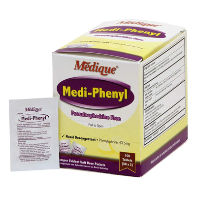 Medi-Phenyl Pseudoephedrine Allergy Relief, 1 Case of 24 (Over the Counter) - Img 1