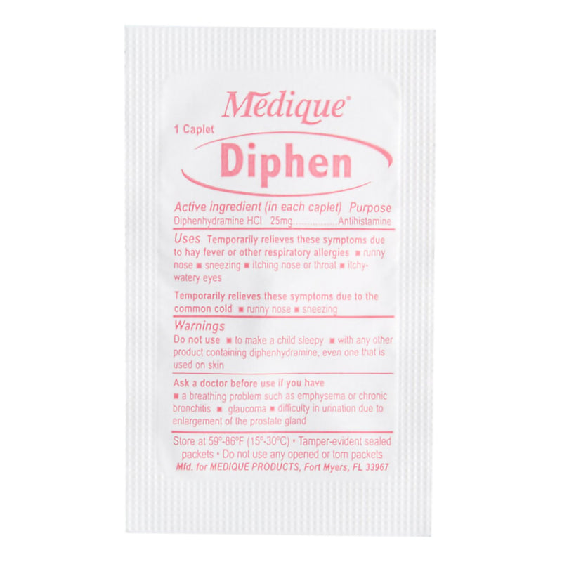 Diphen Diphenhydramine Allergy Relief, 1 Box of 200 (Over the Counter) - Img 3