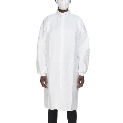 Contec® CritiGear ™ Cleanroom Frocks, Large, 1 Bag of 10 (Coats and Jackets) - Img 1