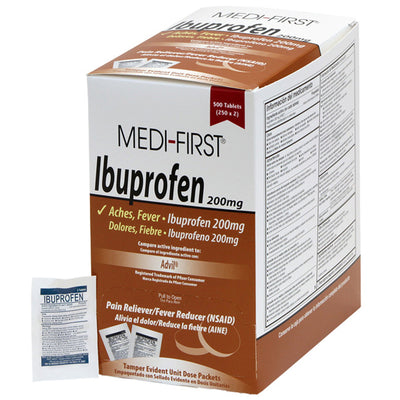 Medi-First Ibuprofen Pain Relief, 1 Box of 250 (Over the Counter) - Img 1